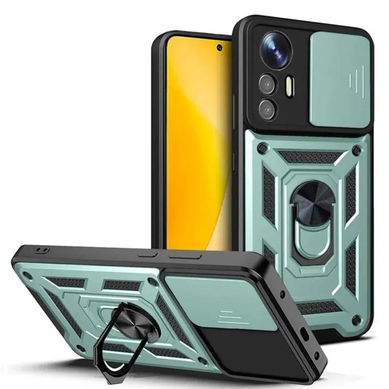 Чохол Ummi Camshield Serge Ring для Xiaomi Redmi Note 12S Зелений / Green