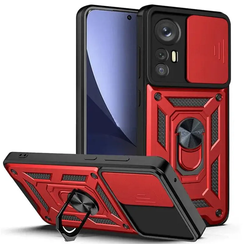 Чохол Ummi Camshield Serge Ring для Xiaomi Redmi Note 12S Червоний / Red