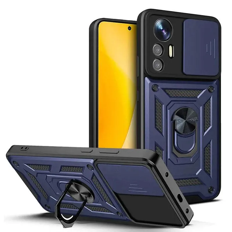 Чохол Ummi Camshield Serge Ring для Xiaomi Redmi Note 12S Синій / Navy