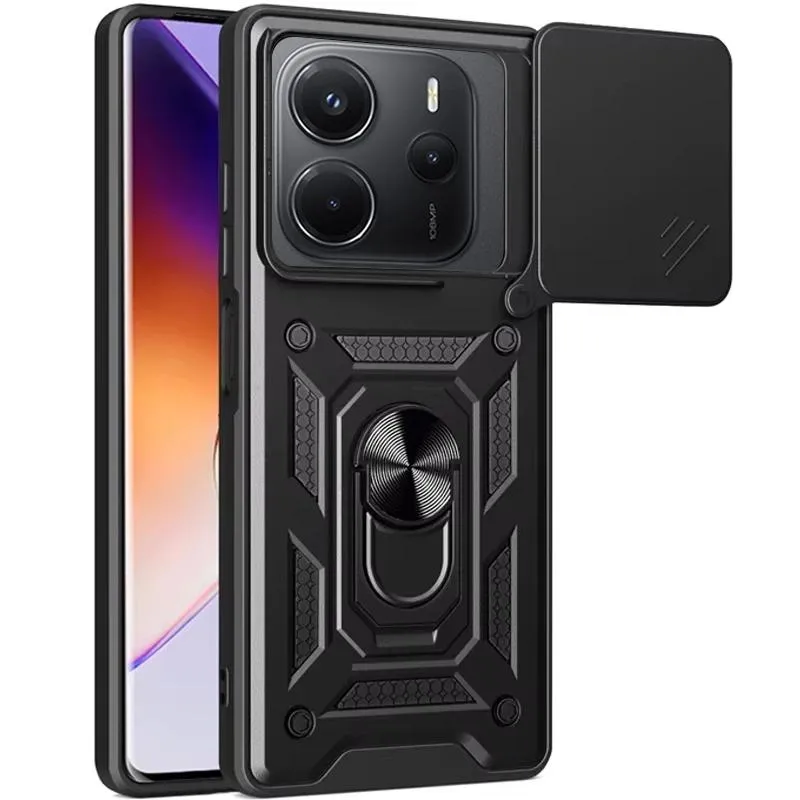Чохол Ummi Camshield Serge Ring для Xiaomi Redmi Note 14 4G Чорний / Black