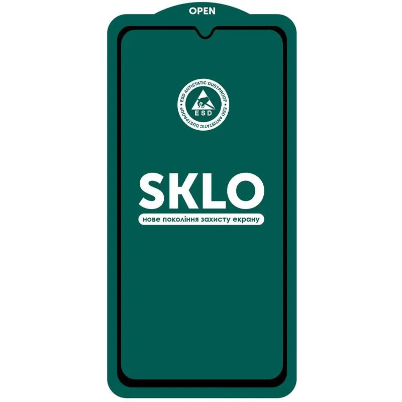 Захисне скло SKLO 5D для Xiaomi Redmi 15C / Poco C85 Чорний