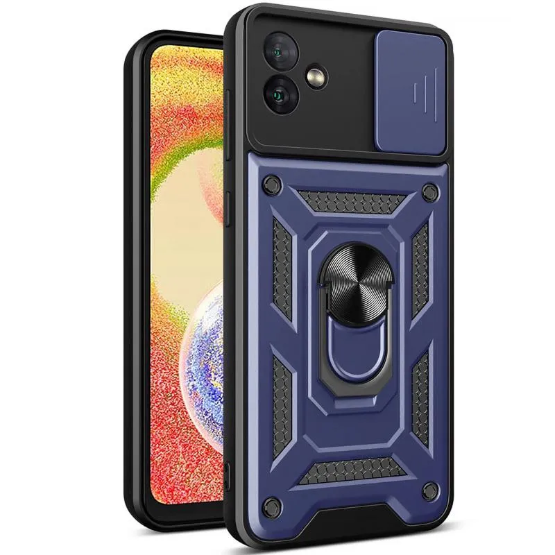 Чохол Ummi Camshield Serge Ring для Samsung Galaxy A08 / A07 Синій / Navy