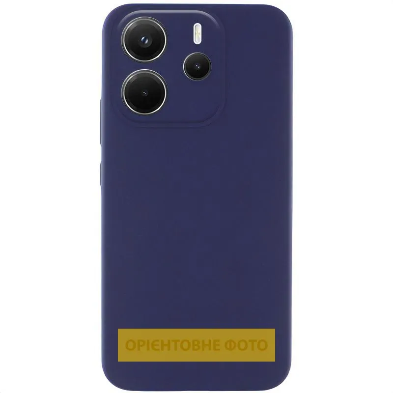 Чохол Silicone Cover Lakshmi Full Camera для Xiaomi Redmi 15C Темно-синій / Midnight blue