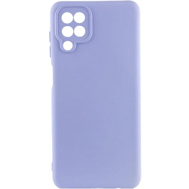 Чохол Silicone Cover Ummi Lakshmi Full Camera для Samsung Galaxy A12 Бузковий / Dasheen