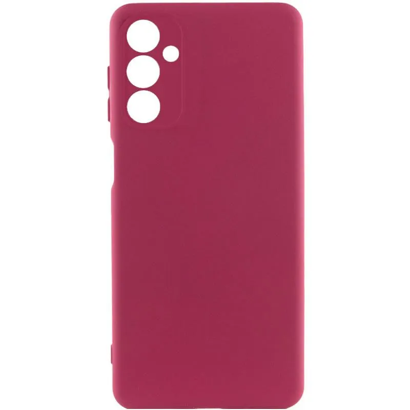 Чохол Silicone Cover Ummi Lakshmi Full Camera (AA) для Samsung Galaxy A17 4G/5G Бордовий / Marsala