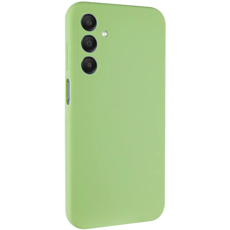 Чохол Silicone Cover Ummi Lakshmi Full Camera (AA) для Samsung Galaxy A25 5G Зелений / Pistachio