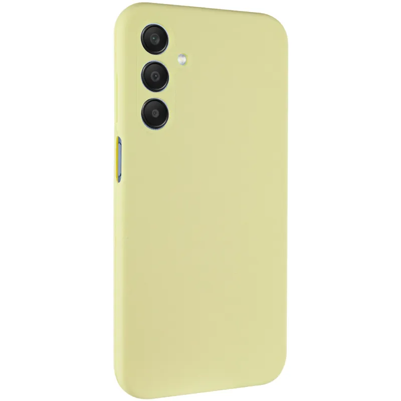 Чохол Silicone Cover Ummi Lakshmi Full Camera (AA) для Samsung Galaxy A25 5G Жовтий / Mellow Yellow