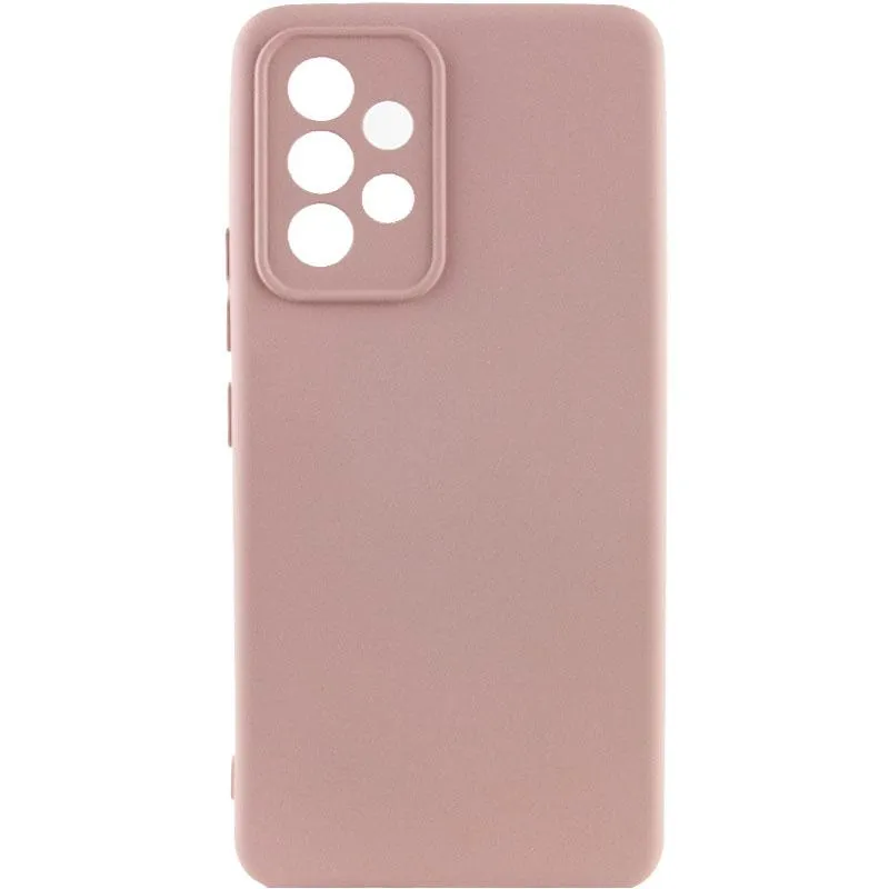 Чохол Silicone Cover Ummi Lakshmi Full Camera для Samsung Galaxy A32 4G Рожевий / Pink Sand