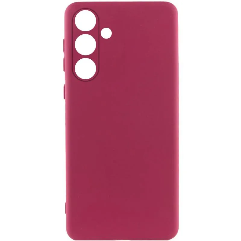 Чохол Silicone Cover Ummi Lakshmi Full Camera для Samsung Galaxy A36 5G Бордовий / Marsala