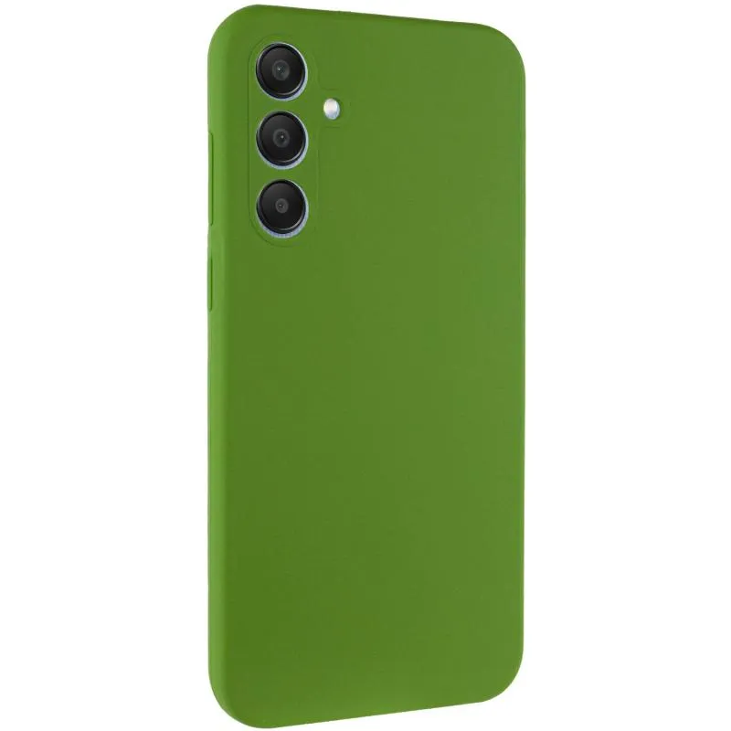 Чохол Silicone Cover Ummi Lakshmi Full Camera для Samsung Galaxy A55 Зелений / Dark green