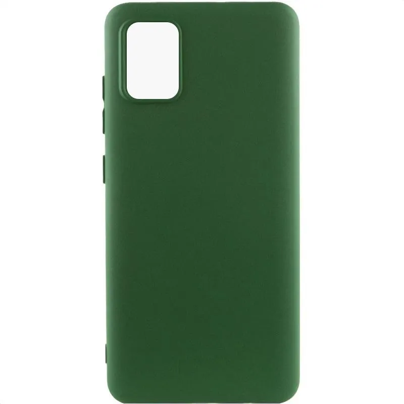 Чохол Silicone Cover Ummi Lakshmi для Samsung Galaxy A51 Зелений / Dark green