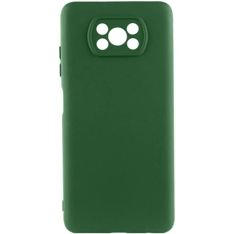 Чохол Silicone Cover Ummi Lakshmi Full Camera для Xiaomi Poco X3 NFC / Poco X3 Pro Зелений / Dark green