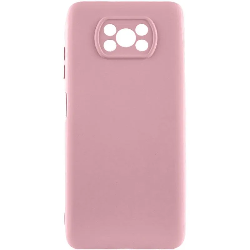 Чохол Silicone Cover Ummi Lakshmi Full Camera для Xiaomi Poco X3 NFC / Poco X3 Pro Рожевий / Pink Sand