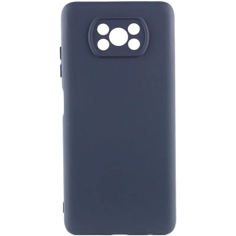 Чохол Silicone Cover Ummi Lakshmi Full Camera для Xiaomi Poco X3 NFC / Poco X3 Pro Синій / Midnight Blue
