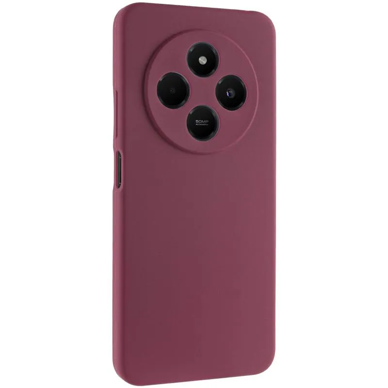 Чохол Silicone Cover Ummi Lakshmi Full Camera для Xiaomi Redmi 14C / Poco C75 Бордовий / Marsala