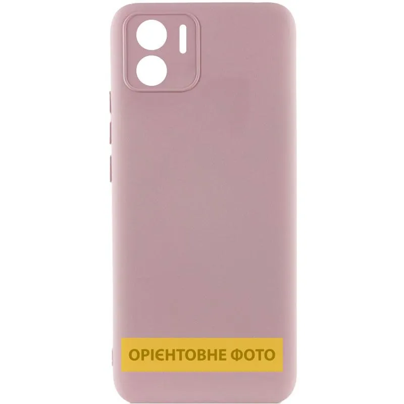 Чохол Silicone Cover Ummi Lakshmi Full Camera (AA) для Xiaomi Redmi A1+ / A2+ Рожевий / Pink Sand