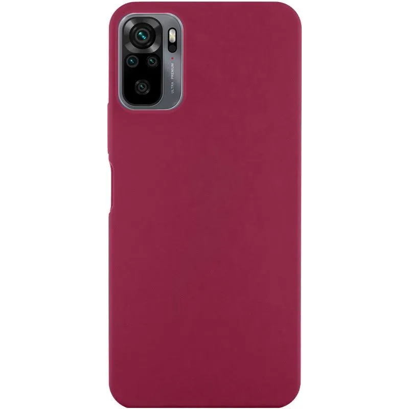 Чохол Silicone Cover Ummi Lakshmi для Xiaomi Redmi Note 10 / Note 10s / Poco M5s Бордовий / Marsala