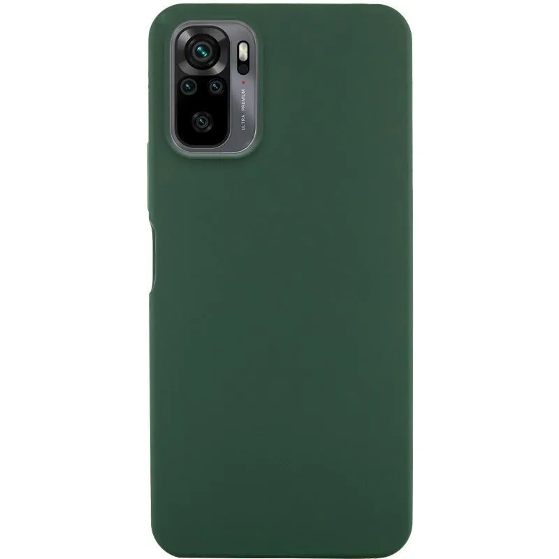 Чохол Silicone Cover Ummi Lakshmi для Xiaomi Redmi Note 10 / Note 10s / Poco M5s Зелений / Dark green
