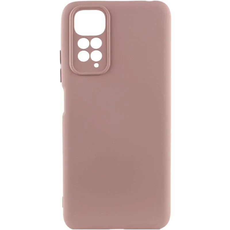 Чохол Silicone Cover Ummi Lakshmi Full Camera для Xiaomi Redmi Note 11 / Note 11S Рожевий / Pink Sand