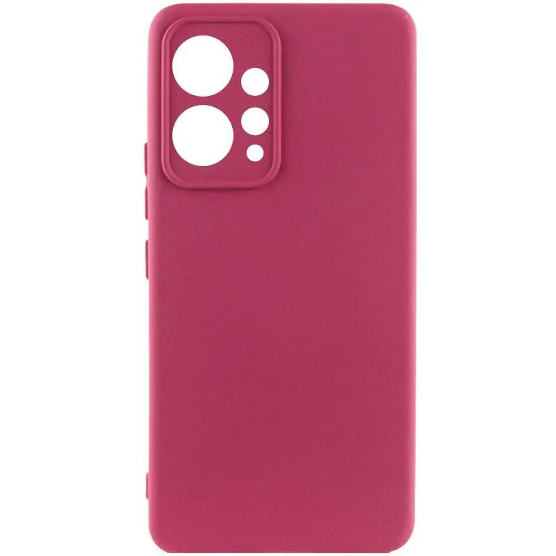 Чохол Silicone Cover Ummi Lakshmi Full Camera для Xiaomi Redmi Note 12 4G Бордовий / Marsala