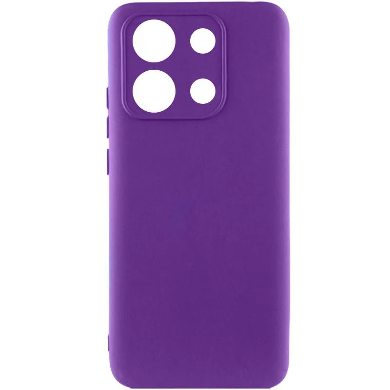Чохол Silicone Cover Ummi Lakshmi Full Camera (AA) для Xiaomi Redmi Note 14S Фіолетовий / Purple