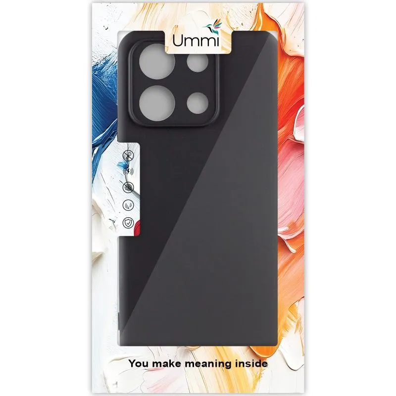 Чохол Silicone Cover Ummi Lakshmi Full Camera для Xiaomi Redmi Note 14S Чорний / Black — фото 2