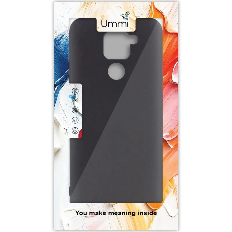 Чохол Silicone Cover Ummi Lakshmi для Xiaomi Redmi Note 9 / Redmi 10X Чорний / Black — фото 3