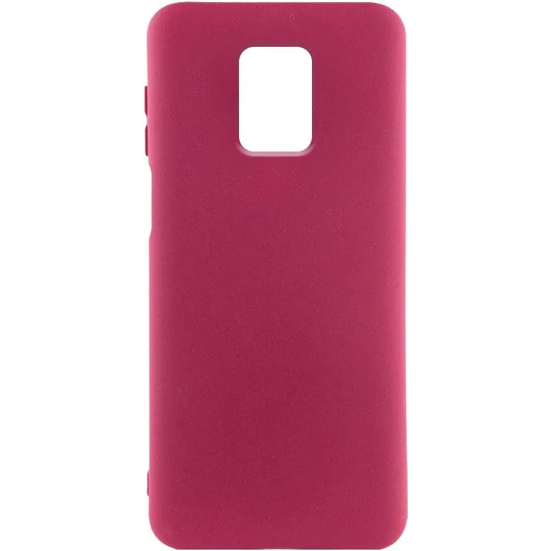 Чохол Silicone Cover Ummi Lakshmi для Xiaomi Redmi Note 9s / Note 9 Pro / Note 9 Pro Max Бордовий / Marsala