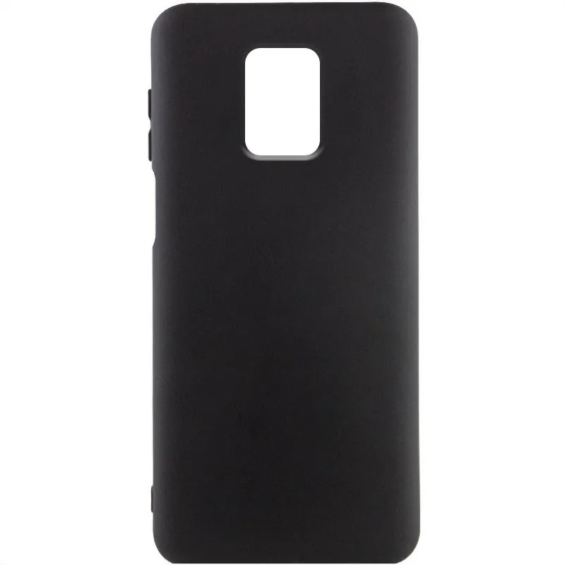 Чохол Silicone Cover Ummi Lakshmi (AA) для Xiaomi Redmi Note 9s / Note 9 Pro / Note 9 Pro Max Чорний / Black