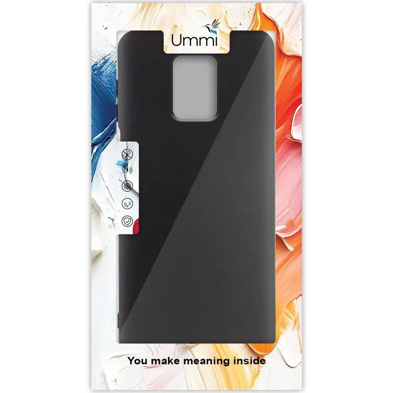 Чохол Silicone Cover Ummi Lakshmi для Xiaomi Redmi Note 9s / Note 9 Pro / Note 9 Pro Max Чорний / Black — фото 3