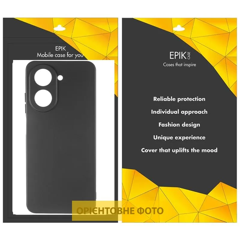 Чохол TPU Epik Black Full Camera для Xiaomi Redmi 15 Чорний — фото 2