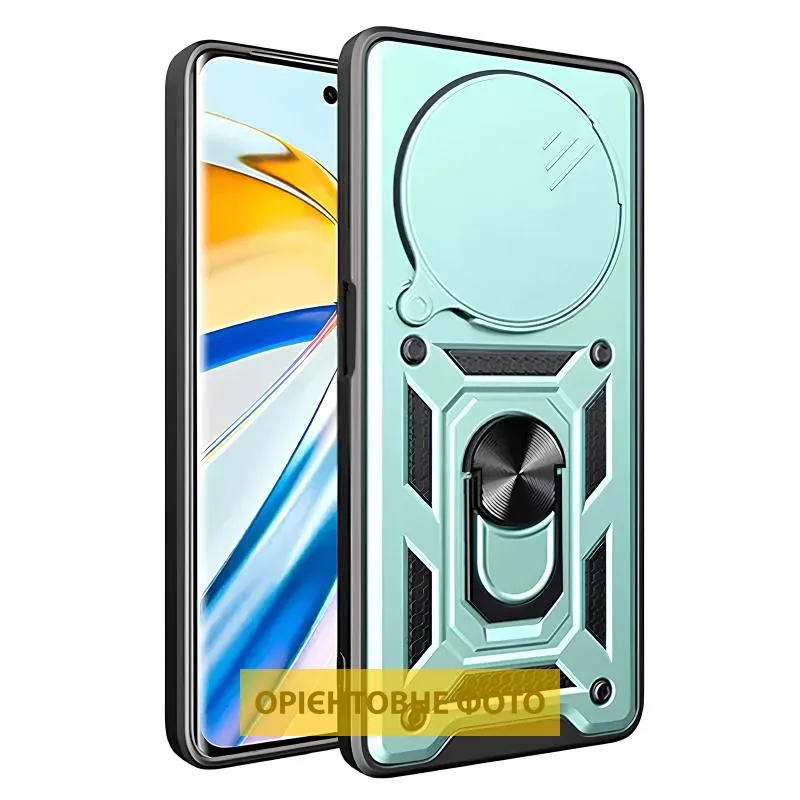 Чохол Ummi Camshield Serge Ring для Xiaomi Redmi 15C / Poco C85 Зелений / Green — фото 2