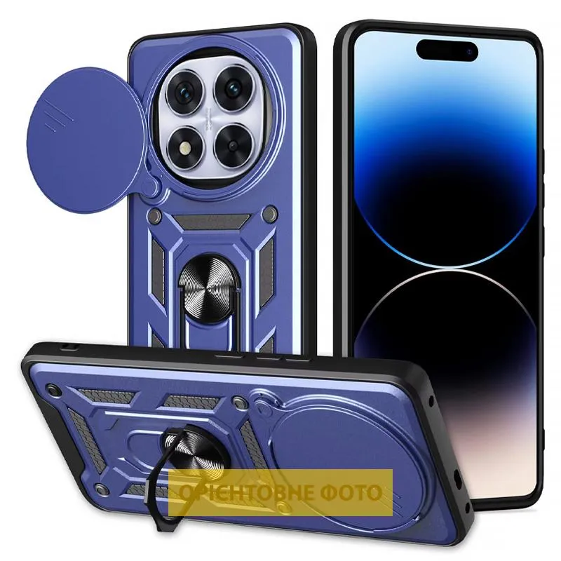 Чохол Ummi Camshield Serge Ring для Xiaomi Redmi 15C / Poco C85 Синій / Navy