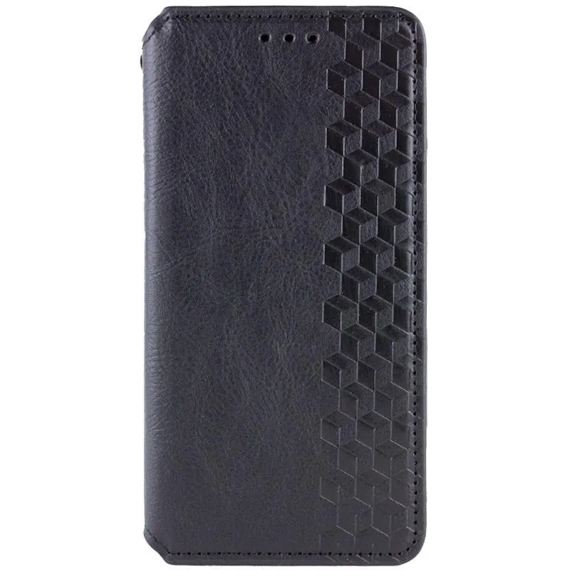 Шкіряний чохол-книжка GETMAN Cubic для Xiaomi Redmi 15C Чорний