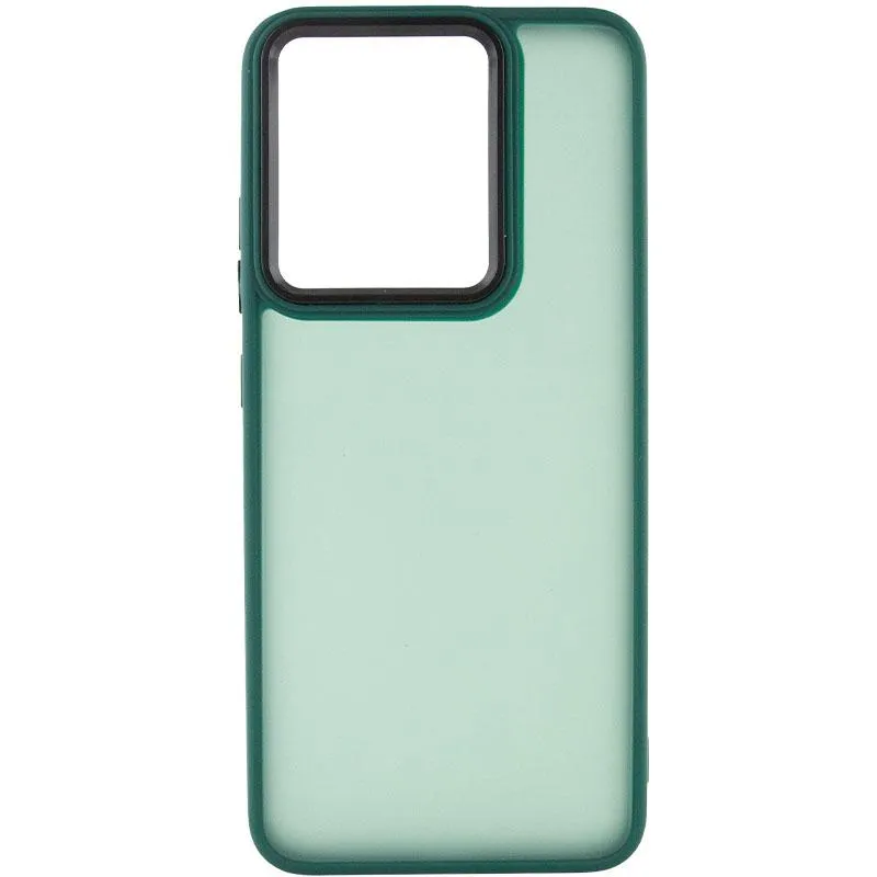 Чохол TPU+PC Lyon Frosted для Xiaomi Redmi 15C Green — фото 2
