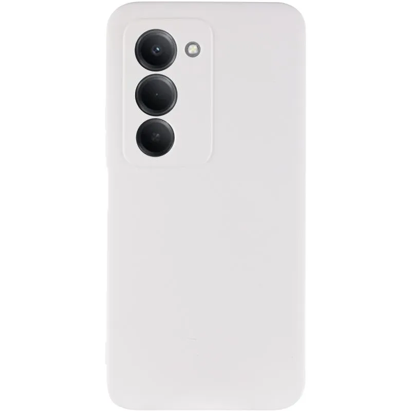 Чохол TPU GETMAN Liquid Silk Full Camera для Xiaomi Redmi 15 Білий / White — фото 3