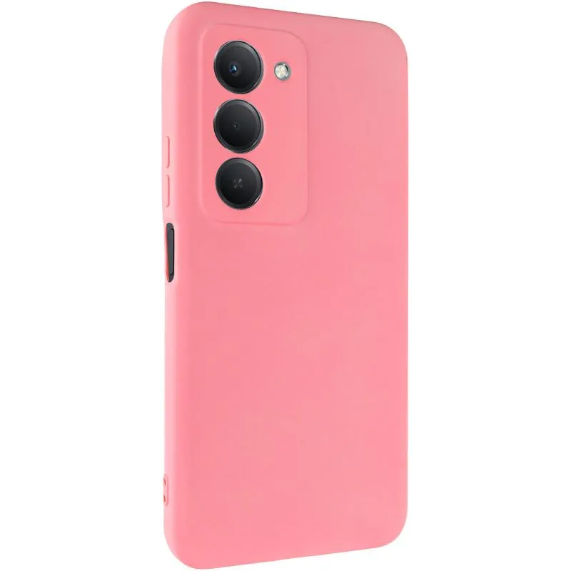 Чохол TPU GETMAN Liquid Silk Full Camera для Xiaomi Redmi 15 Рожевий / Pink
