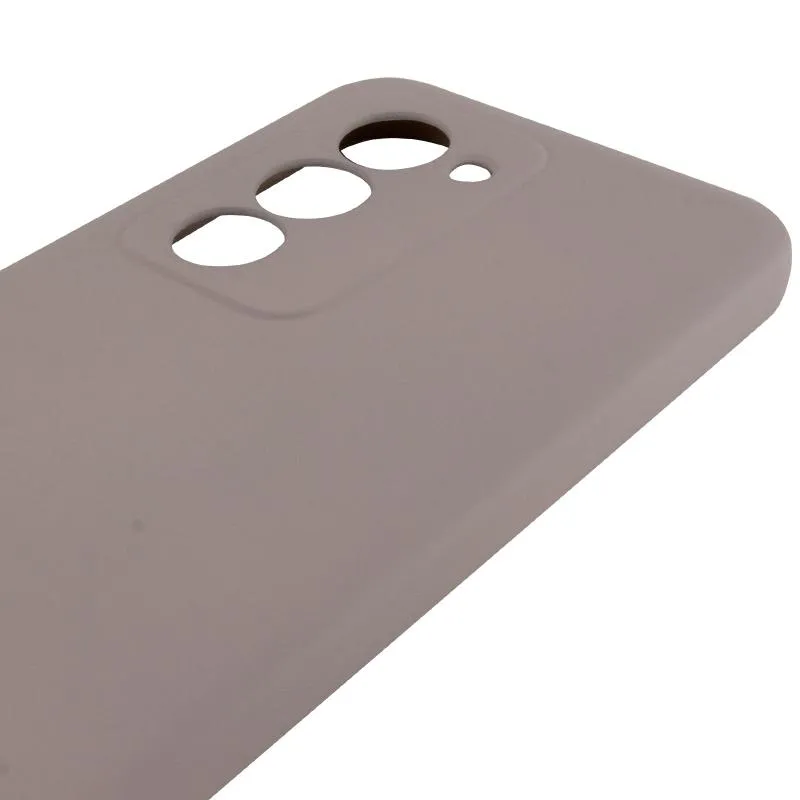 Чохол TPU GETMAN Liquid Silk Full Camera для Xiaomi Redmi 15 Сірий / Lavender — фото 4