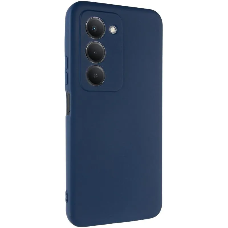Чохол TPU GETMAN Liquid Silk Full Camera для Xiaomi Redmi 15 Синій / Midnight Blue