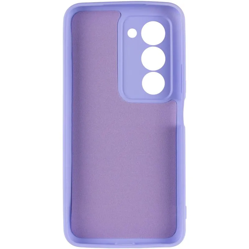Чохол TPU GETMAN Liquid Silk Full Camera для Xiaomi Redmi 15 Бузковий / Light purple — фото 3
