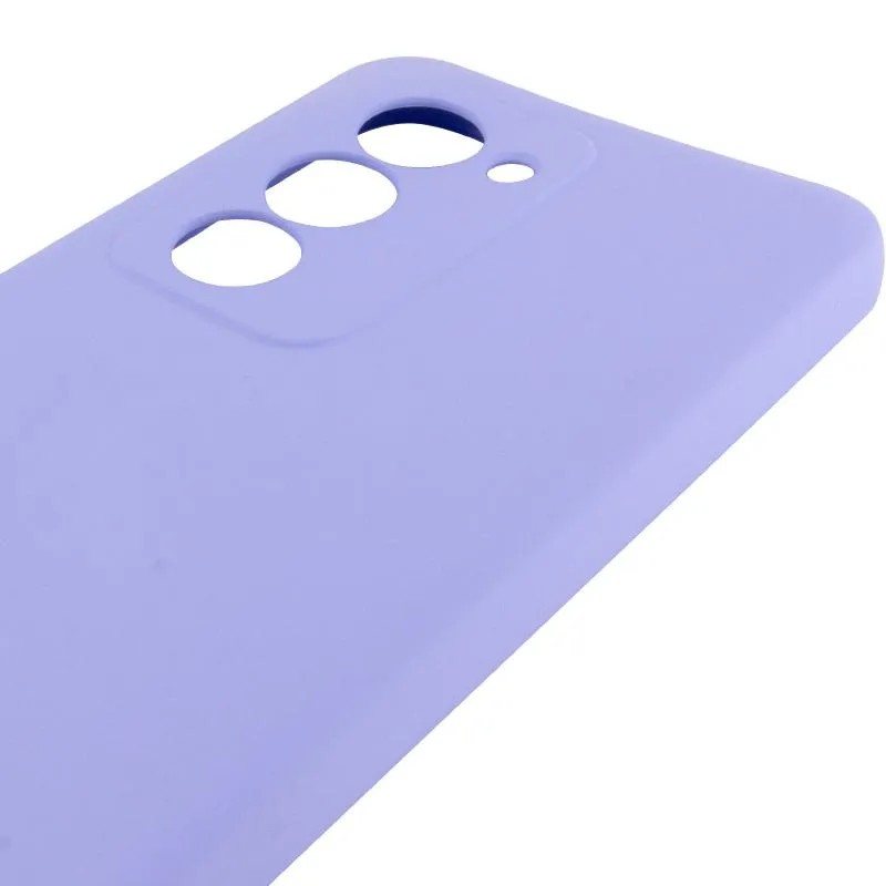 Чохол TPU GETMAN Liquid Silk Full Camera для Xiaomi Redmi 15 Бузковий / Light purple — фото 4