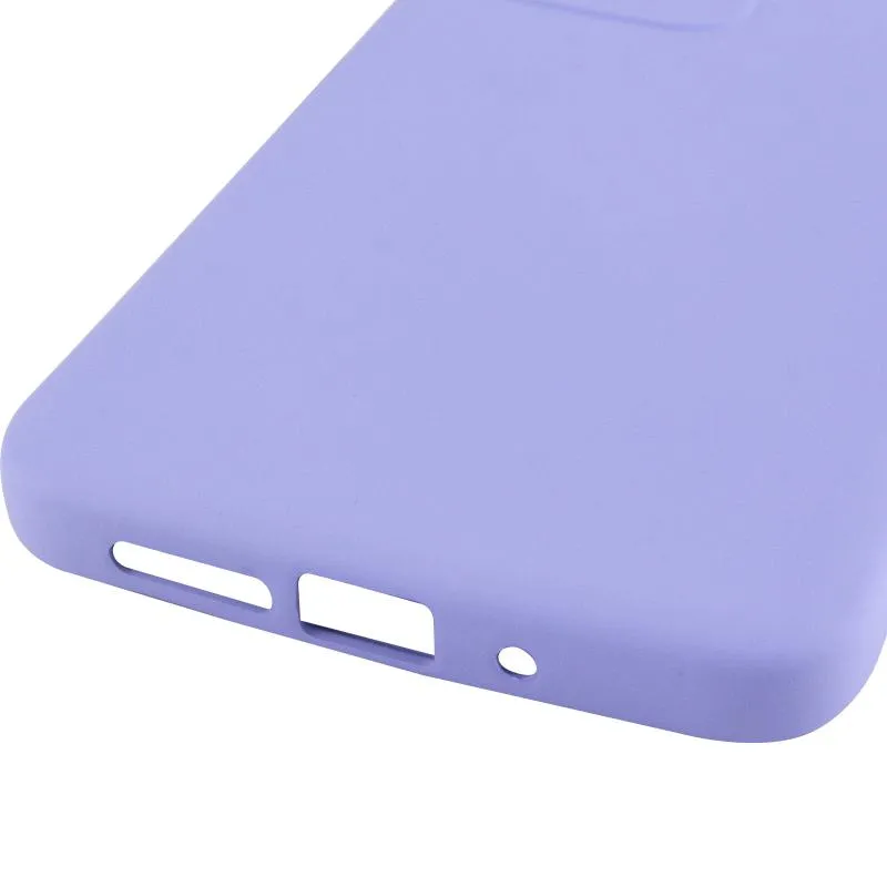 Чохол TPU GETMAN Liquid Silk Full Camera для Xiaomi Redmi 15 Бузковий / Light purple — фото 5