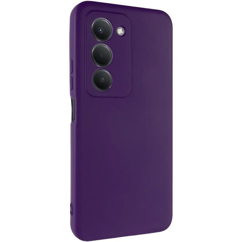 Чохол TPU GETMAN Liquid Silk Full Camera для Xiaomi Redmi 15 Фіолетовий / Purple