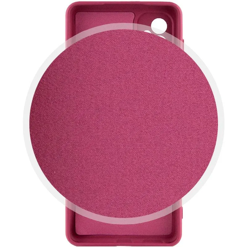 Чохол TPU GETMAN Liquid Silk Full Camera для Samsung Galaxy A04s Бордовий / Marsala — фото 3
