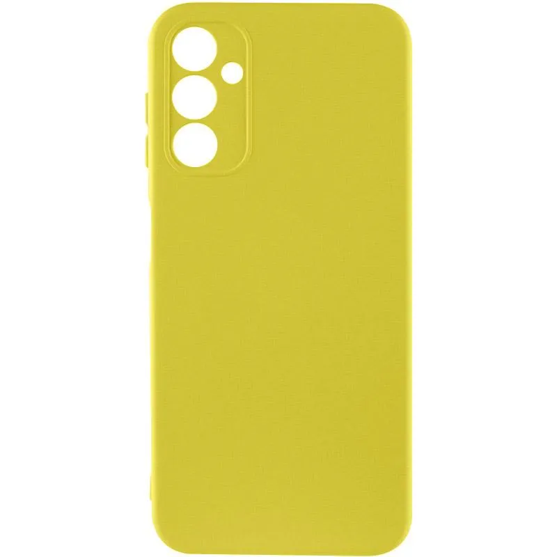 Чохол TPU GETMAN Liquid Silk Full Camera для Samsung Galaxy A14 4G/5G Жовтий / Flash