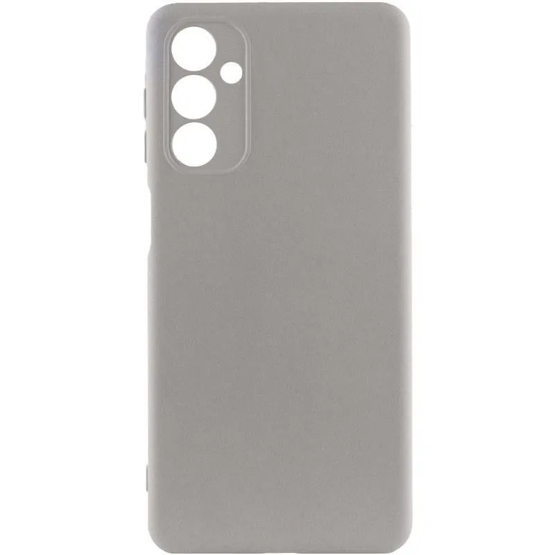 Чохол TPU GETMAN Liquid Silk Full Camera для Samsung Galaxy A14 4G/5G Сірий / Lavender
