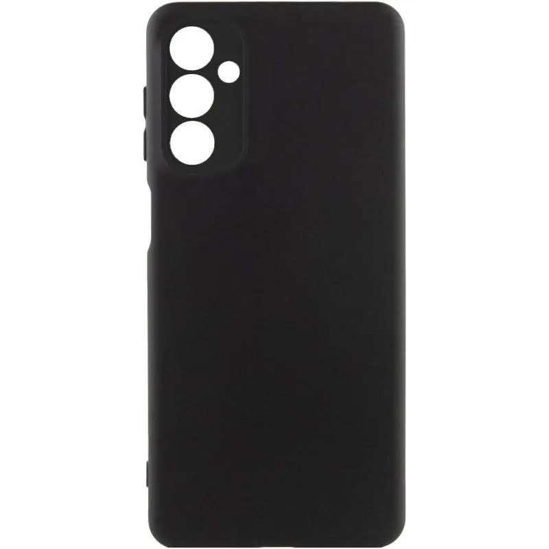 Чохол TPU GETMAN Liquid Silk Full Camera для Samsung Galaxy A14 4G/5G Чорний / Black