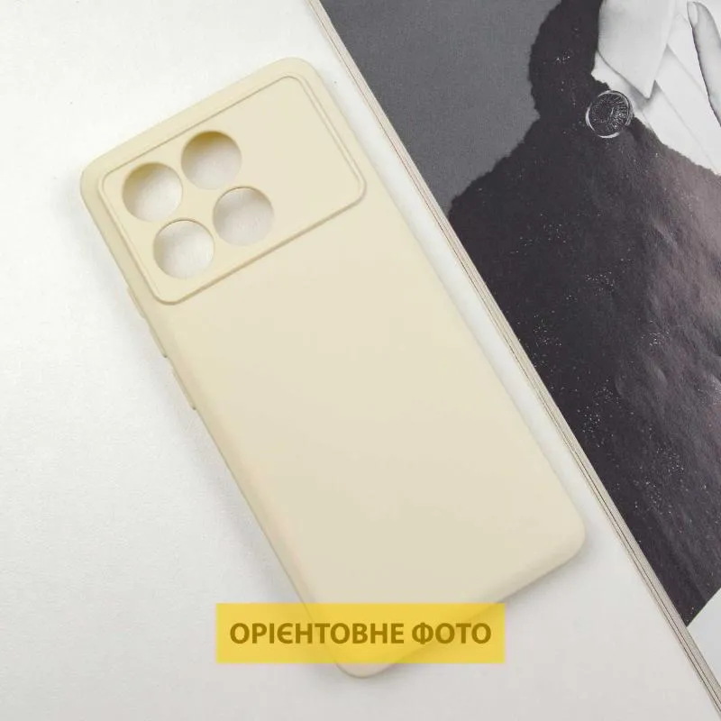 Чохол TPU GETMAN Liquid Silk Full Camera для Xiaomi Poco X6 / Note 13 Pro 5G Пісочний / Sand — фото 3