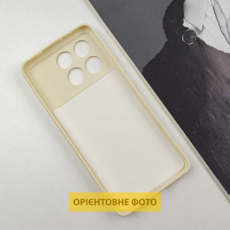 Чохол TPU GETMAN Liquid Silk Full Camera для Xiaomi Poco X6 / Note 13 Pro 5G Пісочний / Sand — фото 5