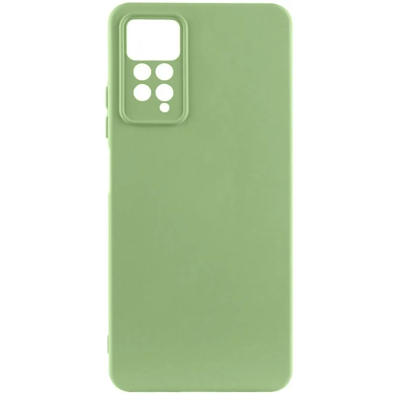 Чохол TPU GETMAN Liquid Silk Full Camera для Xiaomi Redmi Note 11 Pro 4G/5G / 12 Pro 4G Зелений / Pistachio
